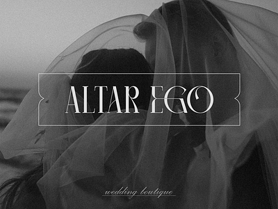 ALTAR EGO Wedding Boutique | Logo branding design graphic design identity logo logotype vector wedding boutique