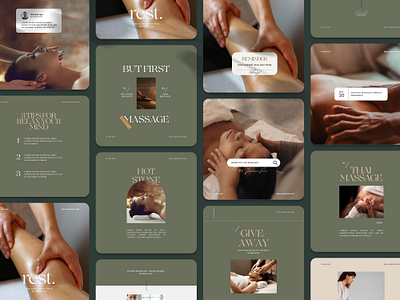 Massage Social Media Post Templates