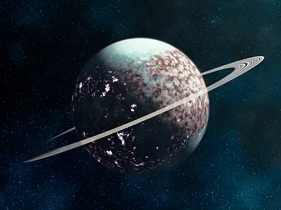 Planet Decima-9 3d 3dmodel blender cycles dark planet render sci fi space universe world