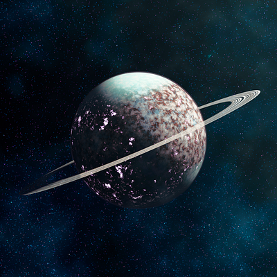Planet Decima-9 3d 3dmodel blender cycles dark planet render sci fi space universe world