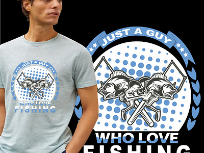 Fishing T-shirt design custom t shirt design graphic design illustration logo t s t shirt t shirt design typography