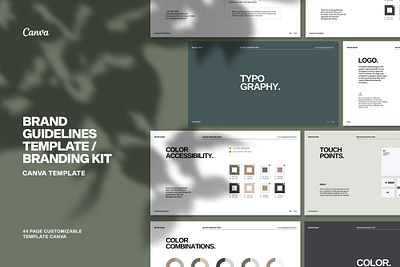 Brand Guidelines Canva Template