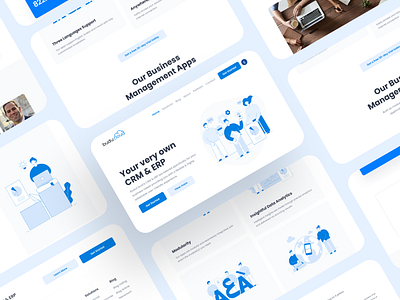 Case Study: Buducloud ERP buducloud erp design landing pages product design ui ux uxui website