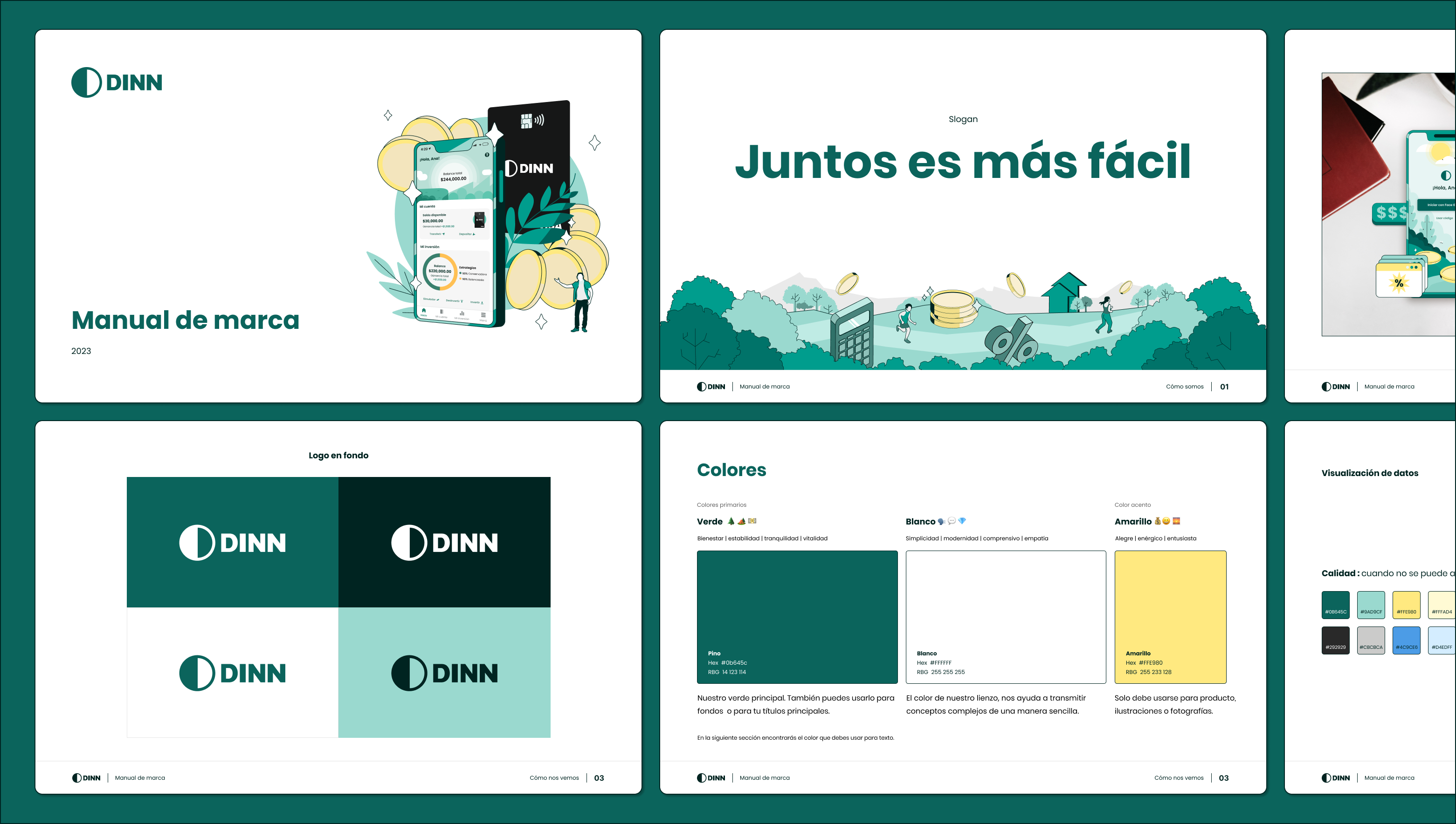 DINN Brand System book brand branding digital graphic design illustration invest logo money typography ui ux