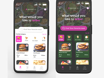 Food mobile app design app mobile app design product design ui ui ux design ux