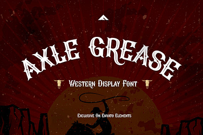 Axle Grease Western Vintage Font Free Download classic classic font classic script classic serif classic typeface cowboy cowboy font display display font display serif display type retro retro font retro serif rodeo rodeo font vintage vintage font western