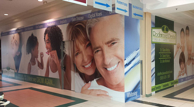 Rockwood Dental - Construction Hoarding graphic design