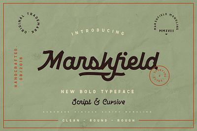 Marshfield Typeface Free Download adventure camping camping font cursive design font family journey journey font marshfield masculine monoline font one stroke outdoor outdoor font rough rounded script wild wild font