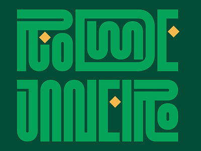RIO DE JANEIRO brasil brazil design lettering logo logodesign rio de janeiro type typhography typography
