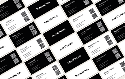 Business card (JamesEdition) adobe illustrator business card contacts design graphic design print