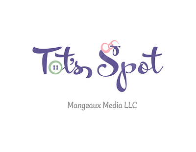 Tot's Spot - Baby Apparel Boutique Logo branding design graphic design logo typography vector
