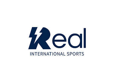 Real International Sports Logo branding business logo free mockup graphic design logo logo design logos minimalist logo mockups