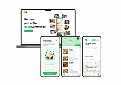 Food Donation App charity clean delivery donation food green meals mobile pickup responsive restaurant ui