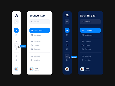 Sounderlab - UI for sidebar ui