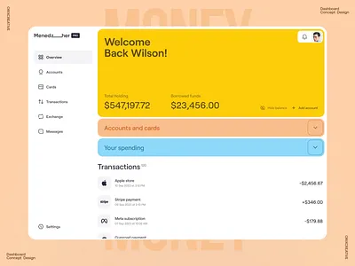 Banking Concept Dashboard admin admin interface admin panel admin theme admin ui dashboard dashboard design dashborad design graphs interface sidebar stats ui user dashboard ux ui design web web design webdesign website