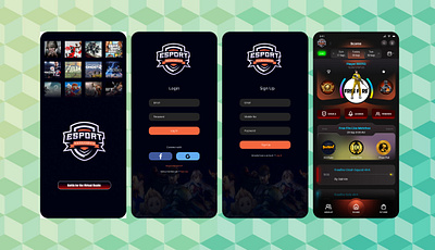 🎮 Introducing the Future of Gaming Tournaments! 🏆 figma graphic design ui