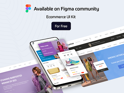 Free Ecommerce UI Kit app auction card card design chekout component credit card e commerce ecommerce ecommerce app ecommerce mobile ecommerce website graphic design mobile pay payment shopping store ui ui kit