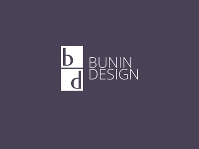 Bunin Design b bd branding bunin d design logo
