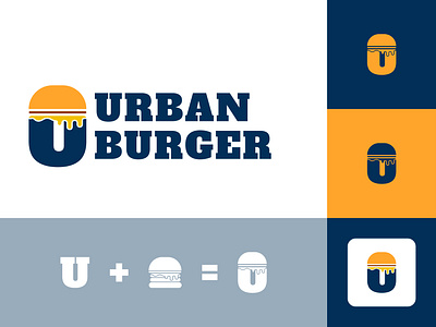 Burger Logo branding design graphic design illustration logo mockup poster typography ui vector