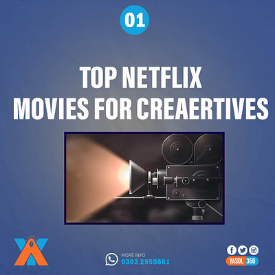 TOP NETFLIX MOVIES FOR CREAERTIVES 3d animation branding graphic design logo ui