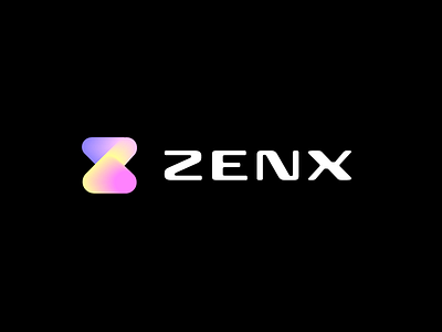 ZENX LOGO color gradient letter logo modern z