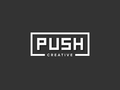 PUSH Creative Logo Design branding creative logo logo design push