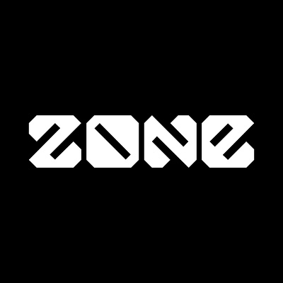 Logotype Concept: Zone branding clean design geometric graphic design logotype wordmark