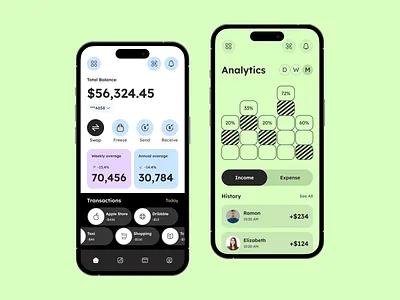 Banking App UI design Concept app design banking app banking experience digital banking finance app financial services financial technology fintech mobile app mobile banking mobile payments money management online banking payment app personal finance secure banking transaction tracking ui design user experience (ux) user interface