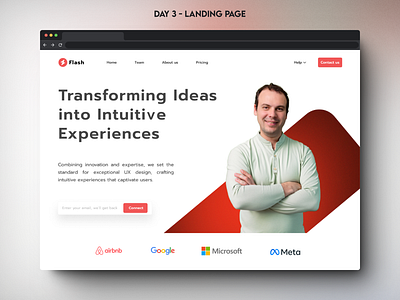 Daily UI | Day 03 | Landing Page 03 dailyui02 dailyuidesign03 landing page
