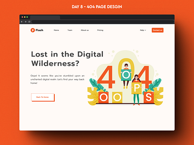 Daily UI | Day 08 | 404 Page Design 08 404 page desgin dailyui08 dailyuidesign08