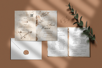 Wedding Invitation graphic design