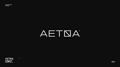 Aetna Steel Construction Inc. Logo & Visual Identity branding graphic design logo logo design type visual identity