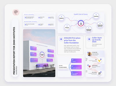 Dashboards for Zimin Institutes dashboard infographics presentation report ui