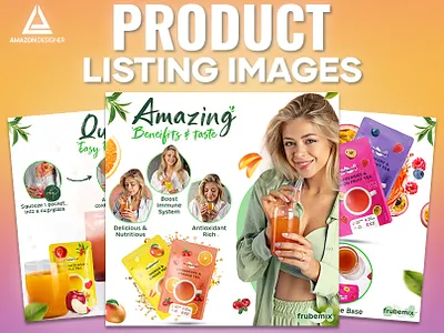 Amazon Listing Infographics Images || Tea Mix a content adobe illustrator adobe photoshop amazon amazon infographics amazon listing amazon listing images ebc ebc design enhanced brand content graphic design infographics listing listing design listing images product infographics
