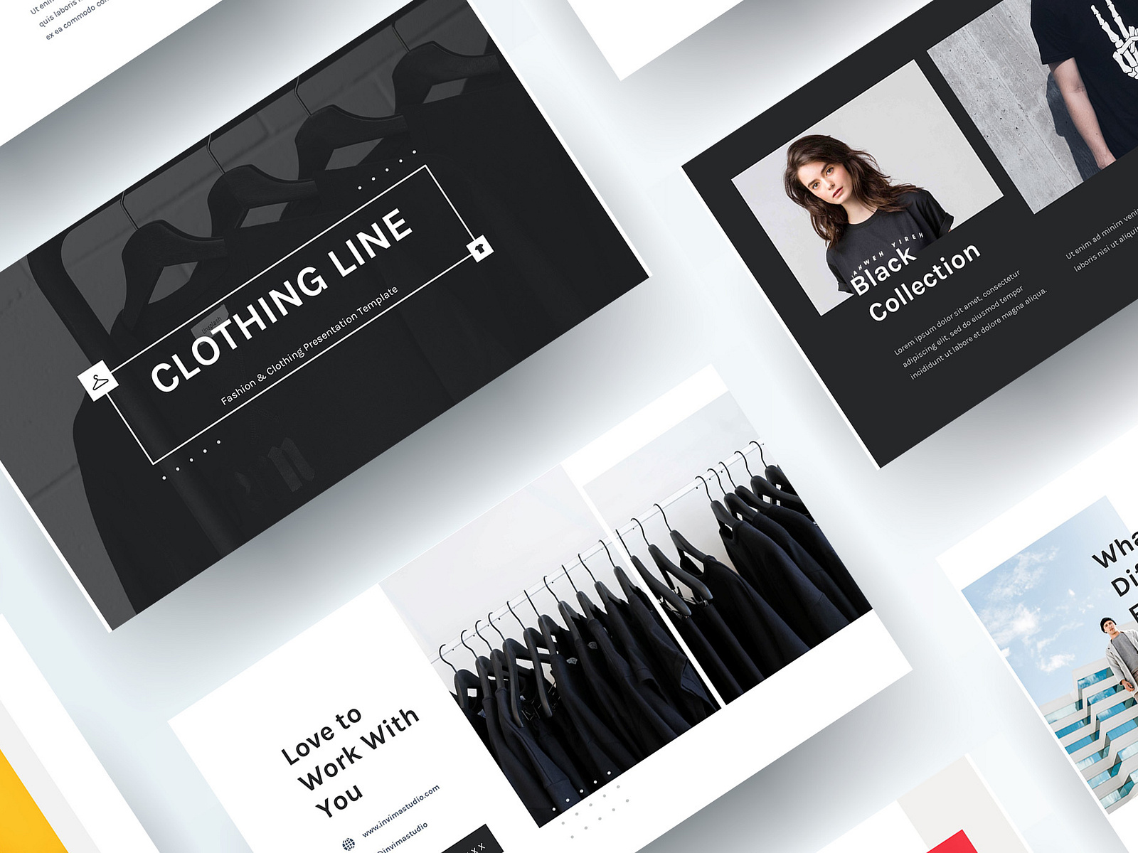 powerpoint presentation for clothing line