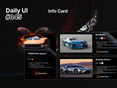Daily UI #045 - Info Card 045 dailyui infocard