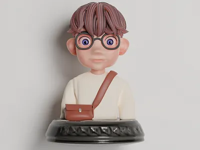 Cutie 3d animation clean design illustration illustrator