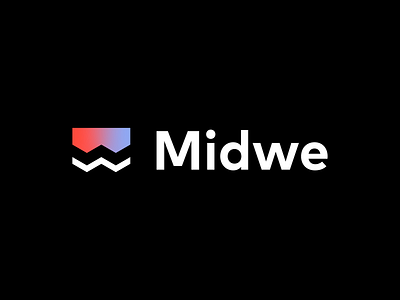 Midwe Logo brand branding design graphic design logo logo design m logo midwe minimal modern ui