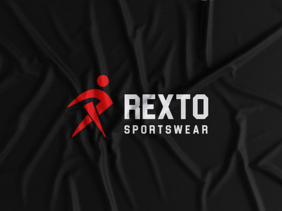Sportswear logo | Brand identity | Visual identity branding clothing logo fashion fitness logo designer logo maker modern logo player rexto logo run vector