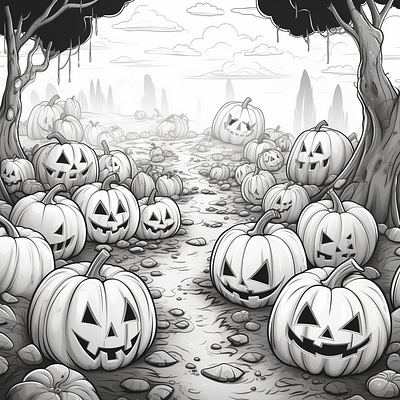 Halloween - sketch illustration