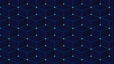 tech cube pattern v1 colorized pattern vector