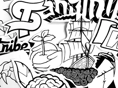 Sky Tribe graphics illustration vector