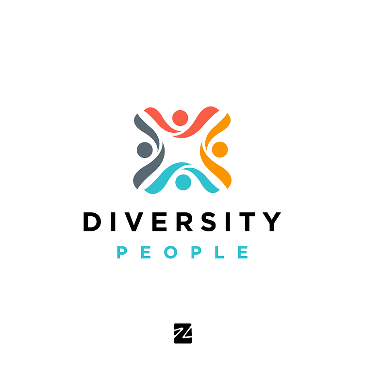 Diversity people logo by zaqilogo on Dribbble