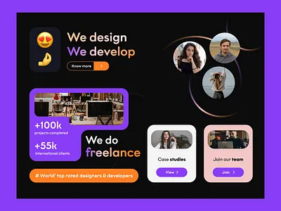 Website banner idea banner banner idea clean website design design agency develop agency easy design for website freelancing website simple website header typography ui ux website website design website header
