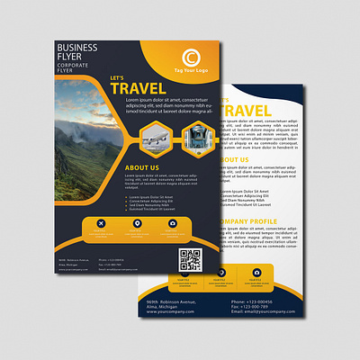 Traveling Flyer flyer graphic design traveling