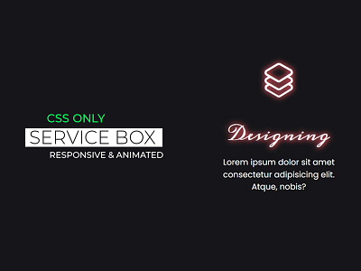 Animated Responsive Service Section animation css css3 divinectorweb frontend html html5 service page webdesign