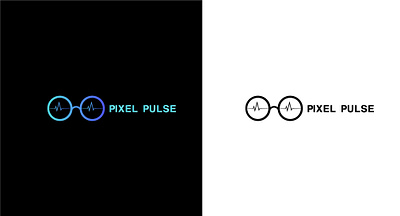 Pixil Pulse Icon Logo Design icon design logo design