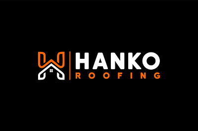 Logo Design for Brand Hanko Roofing branding design h icons illustration logo roofing roofing h logo roofing logo ui ux vector logo