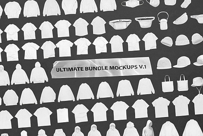 Ultimate Bundle Mockups V.1 3d animation apparel apparel bundle branding graphic design hoodie logo mockup bundle motion graphics t shirt typography ui web website