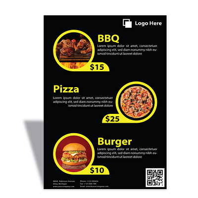 Food Flyer brouches design flyer graphic design